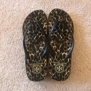 Tony Burch Platform Animal Print Sandals